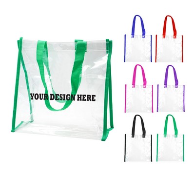 Plastic Clear Tote Bag