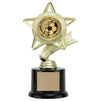 Star Medal - " Holder, Award Trophy, 8"