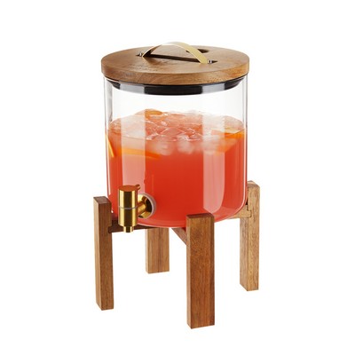 Modern Manor Wood & Glass Drink Dispenser by Twine Living®