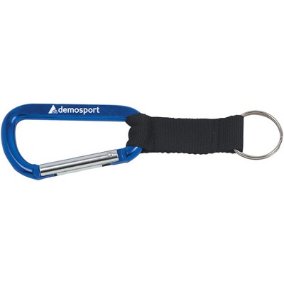 8mm Carabiner With Black Strap