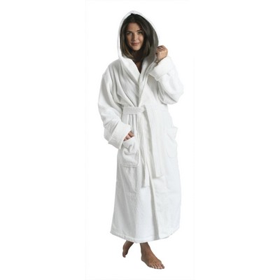 52" Luxe Premier Rolled Cuff Terry Hooded Robe