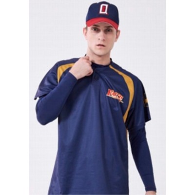 Premium Full Sublimation 2-Button Front Baseball Jersey - Men, Women, Kids