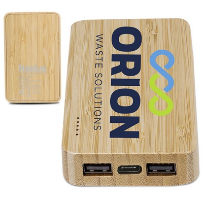 Eden Green Bamboo Wireless Power Bank 5000