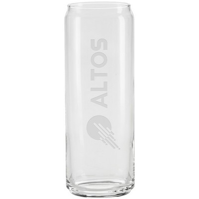 12.5 Oz. Slim Can Glass - Etched