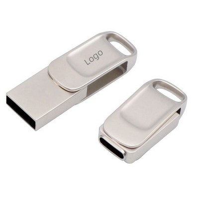 Custom Logo Folding Metal USB Flash Drives (8GB 16GB 32GB 64GB )