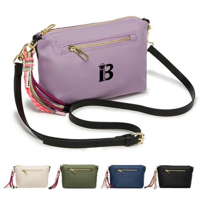 Nylon Shoulder Lady Simple Crossbody Bag