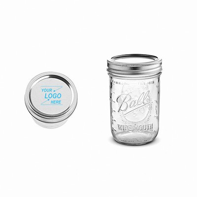 16oz Mason Jar with Lid