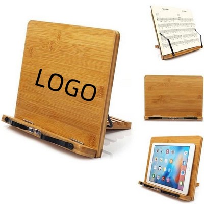 Multifunctional Bamboo Bookshelf And Reading Stand