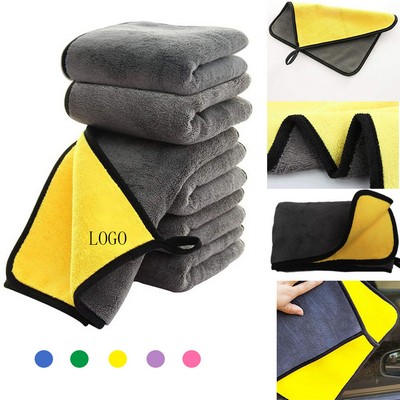 500GSM Dual Sided Microfiber Car Towel (11 4/5"x15 3/4")