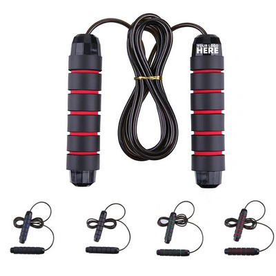 Adjustable Steel Jump Rope Workout With Foam Handle