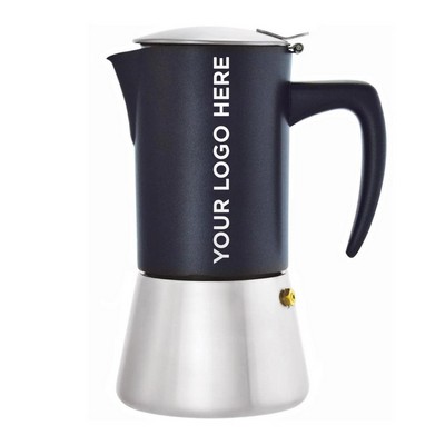 GROSCHE MILANO STEEL Stainless Steel Stovetop Espresso, Moka Pot | 10 Espresso Cups/ 16.9oz / 500ml