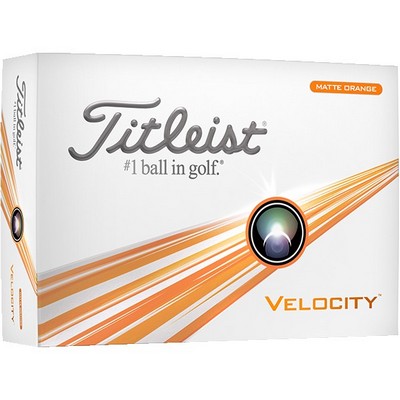 Titleist® Velocity™ Golf Ball - Matte Orange