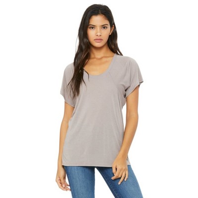 Bella Ladies Flowy Raglan T-Shirt