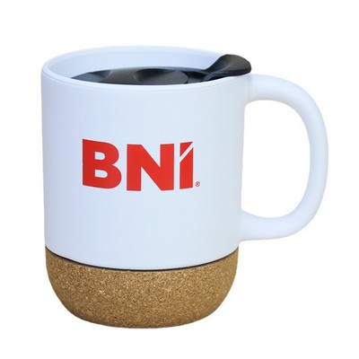 Balsamo 10 oz Ceramic Mug with Cork Base