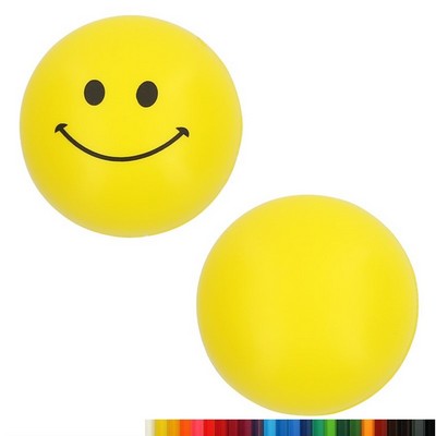 Foam Smiley Face Stress Ball with Your Logo