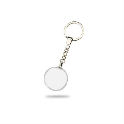 Round Crystal Key Chain