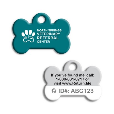 ReturnMe Pet Tag- Metal Domed Tag