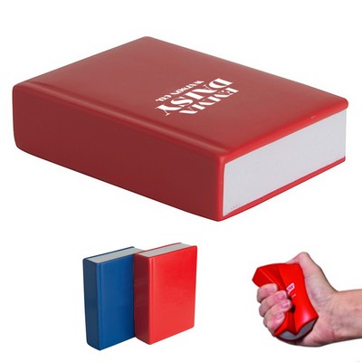 Promotional Book Shaped Stress Reliever