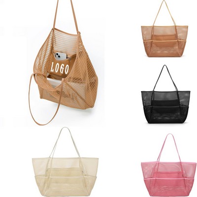 Mesh Beach Shoulder Bag