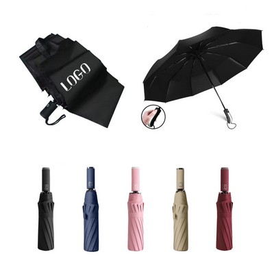 Eight-Bone Automatic Folding Umbrella