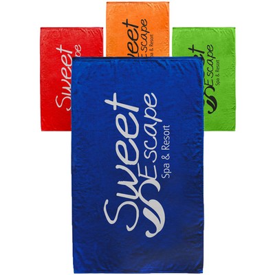 60" x 35" Colored Luxury Beach Towels