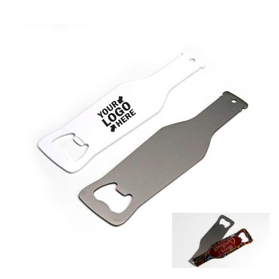 Stainless Steel Bottle Shape Beer Bottle Opener