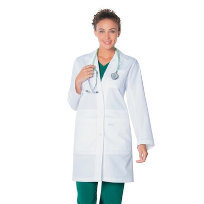 Landau - Essential Lab Coats - Women's Five-Pocket 36.5" Full-Length Tablet Lab Coat