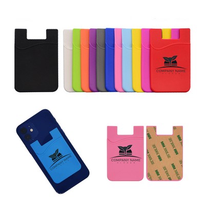 Silicone Phone Wallet Card Holder