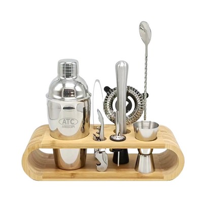 8pcs Stainless Steel Cocktail Shaker Set