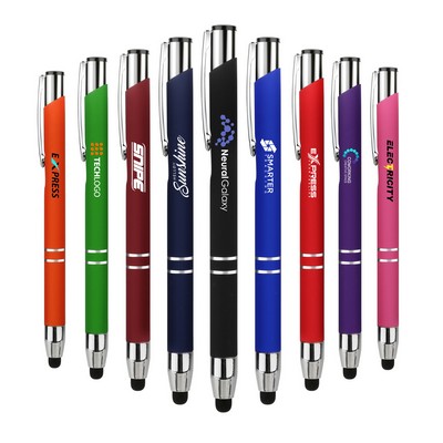 Executive Metal Aluminum Barrel Stylus Pen