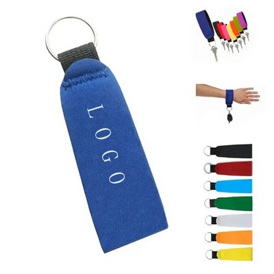 Neoprene Wristband Keychain