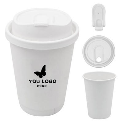 Multiple Capacities Available Custom Coffee Cup With Lid