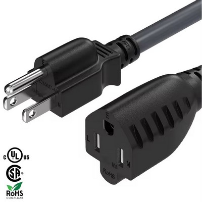 [UL Listed] Cable Matters 16 AWG Heavy Duty 13A Power Extension Cord 15 ft (NEMA 5-15P to NEMA 5-15R