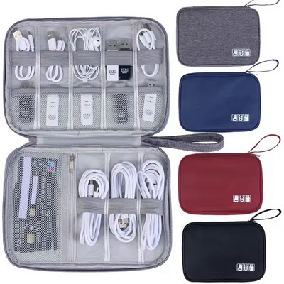 Travel Charging Cable Organizer Bag