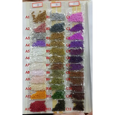 Tiny Bead Color Chart