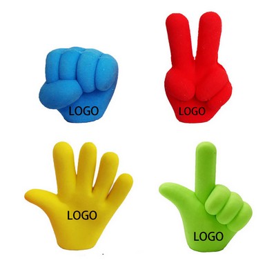 Hand Shape Pencil Top Eraser