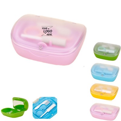 Orthodontic Retainer Case with Holder