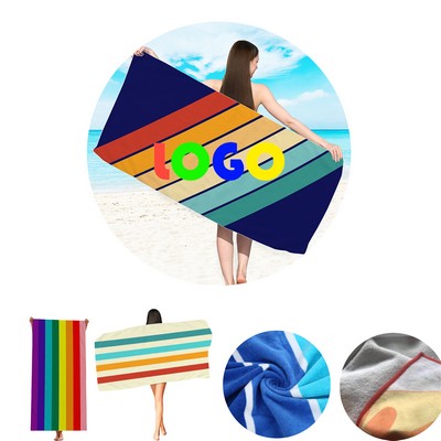 Full Color Printed Terylene 100% Cotton Summer Beach Sport Towels