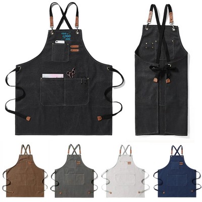 Adjustable Denim Work Apron