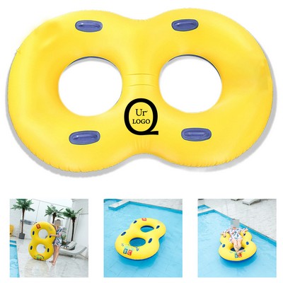 8-Shaped Inflatable Swimming Ring