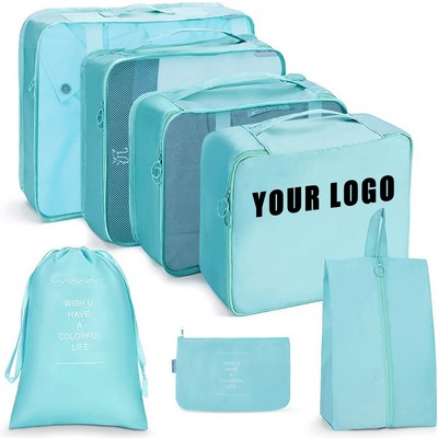 7 Piece Travel Packing Cube Set