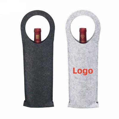 Felt Fabric Wine Tote