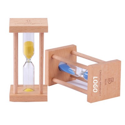 5mins Wooden Sand Hourglass