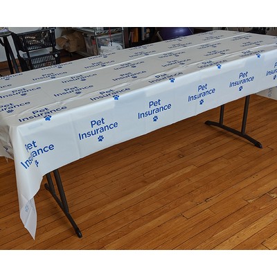 9' Plastic Table covers