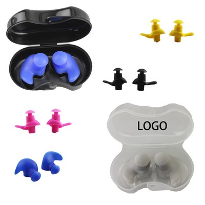 Silicone Waterproof Soundproof Earplugs