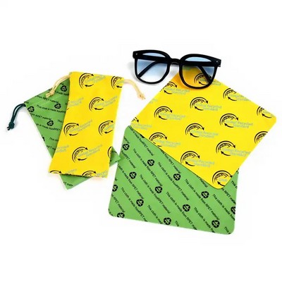 Glasses Wiping Cloth with Pouch