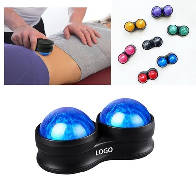 Double Roller Ball Massager