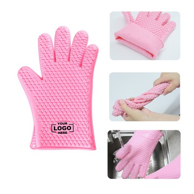 Silicone Oven Mitts Heat Resistant Gloves