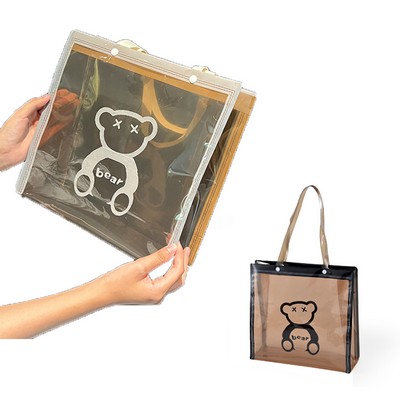 Pvc Clear Gift Tote Bag