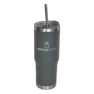 Arcticware™ 30 oz Charcoal BPA-Free Vacuum Insulated Stainless Steel Tumbler